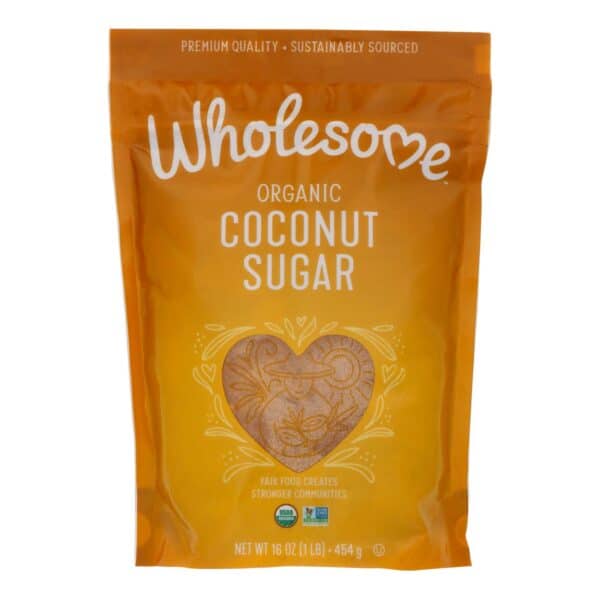 Wholesome Sweeteners Sugar - Organic - Coconut Palm - 16 oz - case of 6 - Image 2
