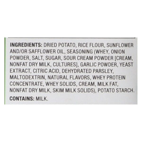 Popchips Potato Chip - Sour Cream - Onion - Case of 12 - 5 oz - Image 2