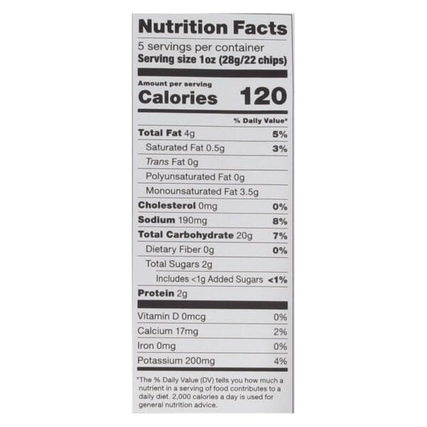 Popchips Potato Chip - Sour Cream - Onion - Case of 12 - 5 oz