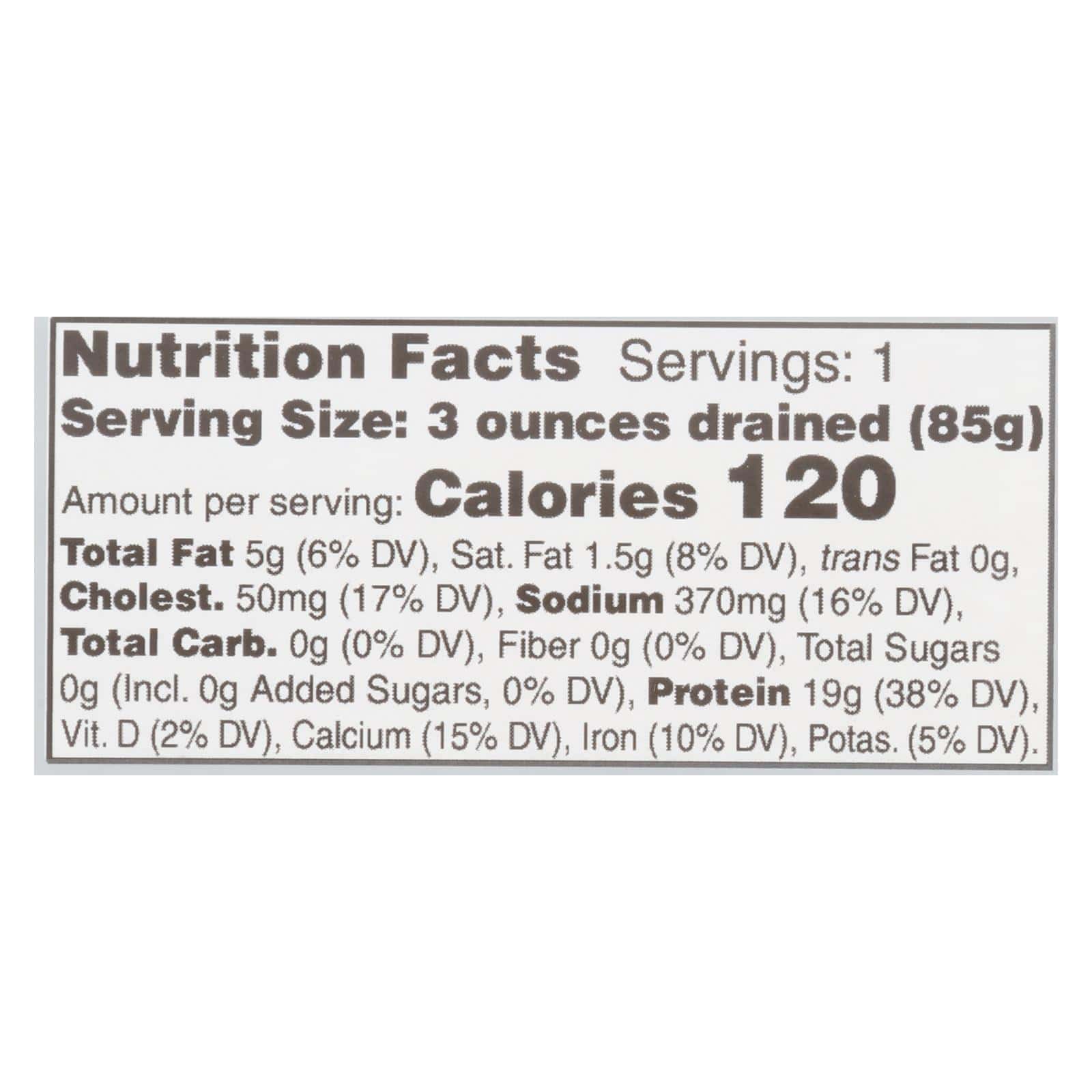 Wild Planet White Anchovies - in Water - Case of 12 - 4.4 oz