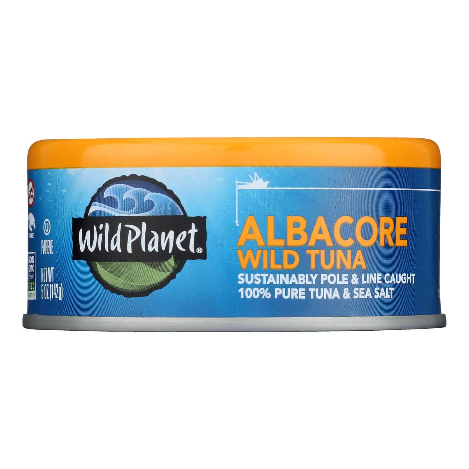 Wild Planet Albacore Tuna - Low Mercury - Case of 12 - 5 oz.