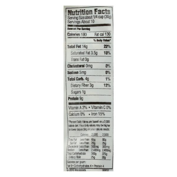 Woodstock Organic Shelled and Unsalted Pumpkin Seeds - Case of 8 - 11 OZ