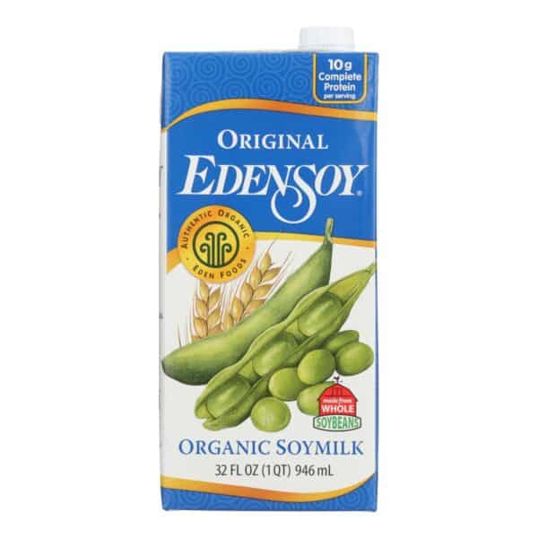 Eden Foods Eden soy Organic Original Soymilk - Case of 12 - 32 FL oz. - Image 2