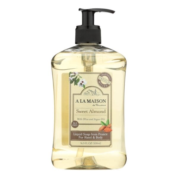 A La Maison - French Liquid Soap - Sweet Almond - 16.9 fl oz - Image 2