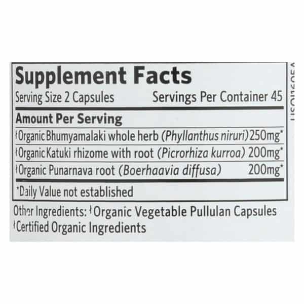 Organic India Usa Whole Herb Supplement, Liver Kidney  - 1 Each - 90 VCAP - Image 2