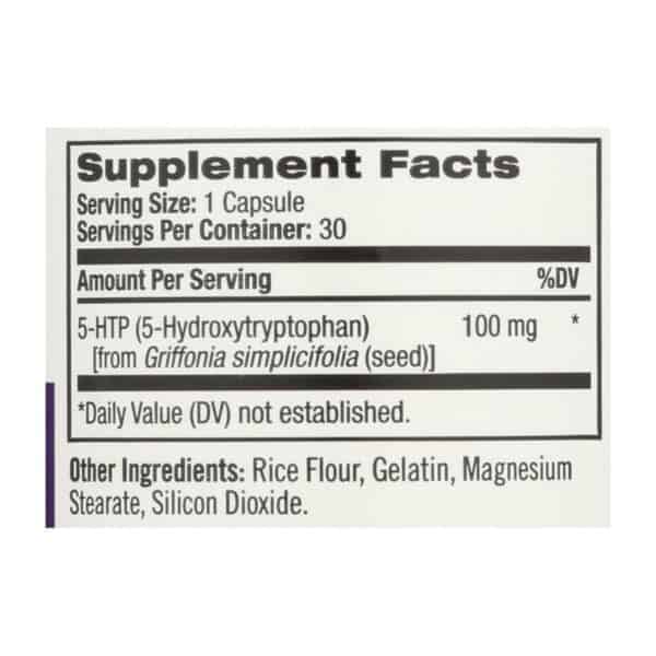Natrol 5-HTP - 100 mg - 30 Capsules - Image 3