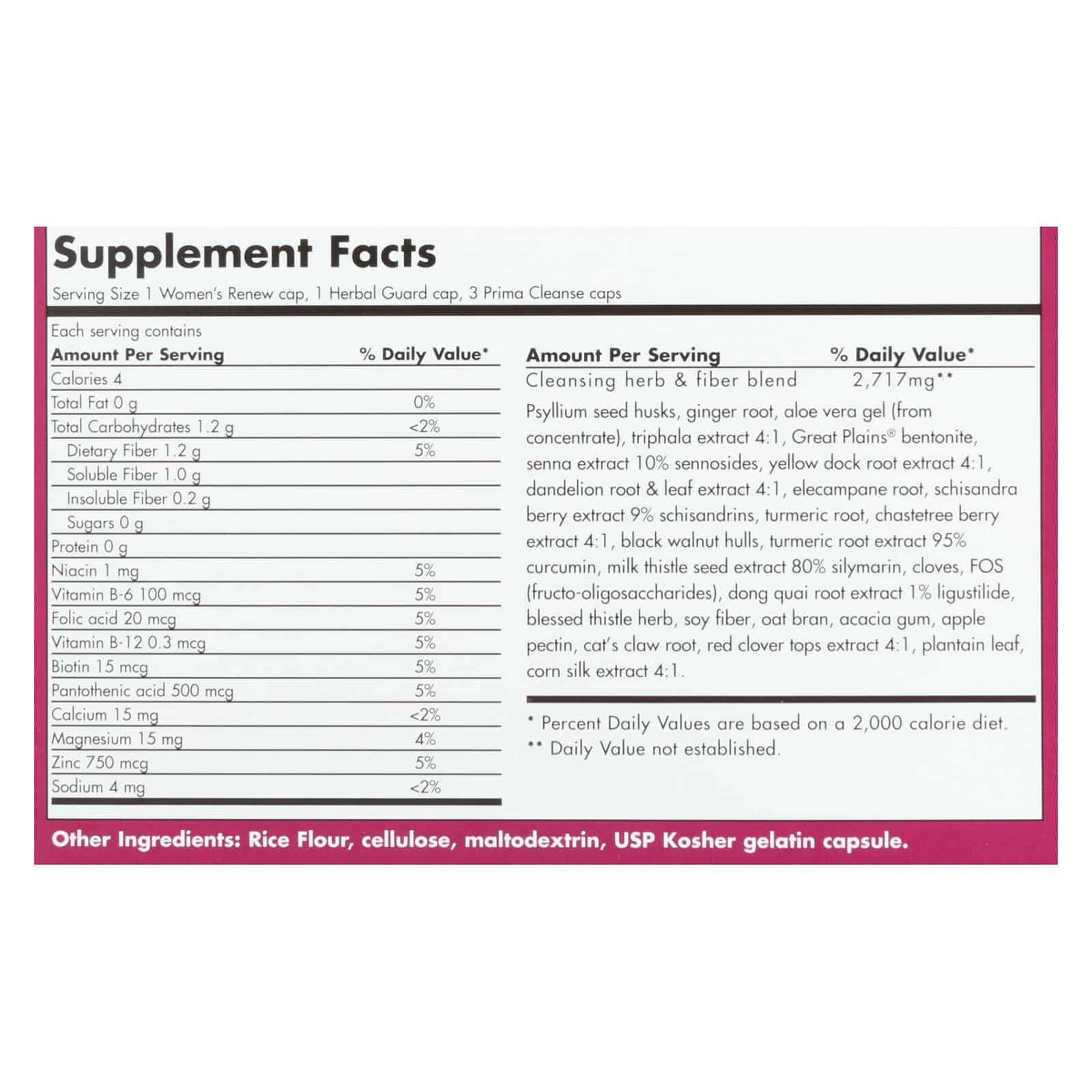 Yerba Prima Women's Renew Internal Cleansing - 1 Kit - Image 3