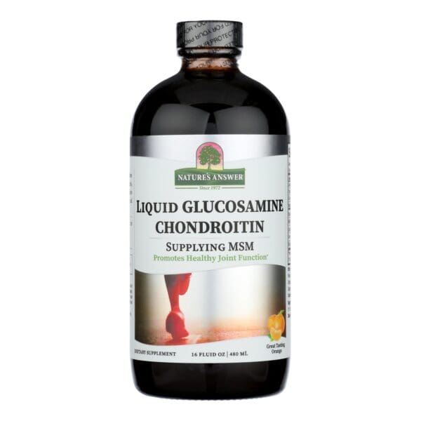 Nature's Answer - Liquid Glucosamine and Chondroitin with MSM Natural Orange - 16 fl oz - Image 3