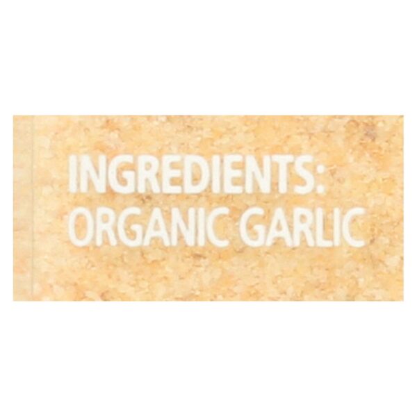 Simply Organic Garlic Powder - Case of 6 - 3.64 oz. - Image 2