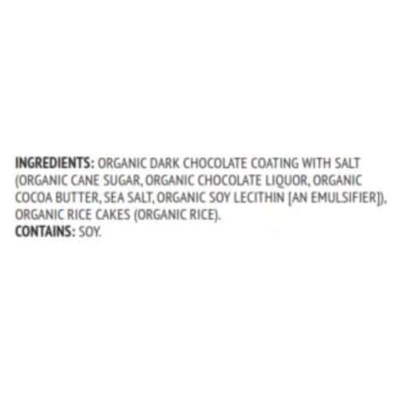 Woodstock Organic Dark Chocolate Rice Bites with Sea Salt - Case of 8 - 2.1 OZ - Image 3