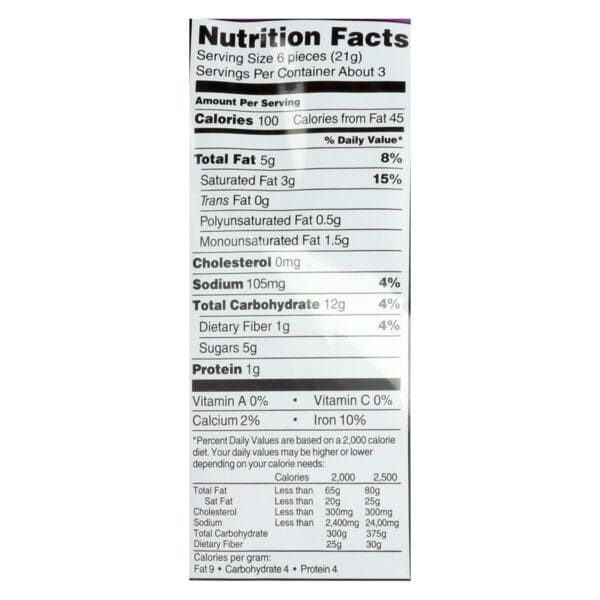 Woodstock Organic Dark Chocolate Rice Bites with Sea Salt - Case of 8 - 2.1 OZ