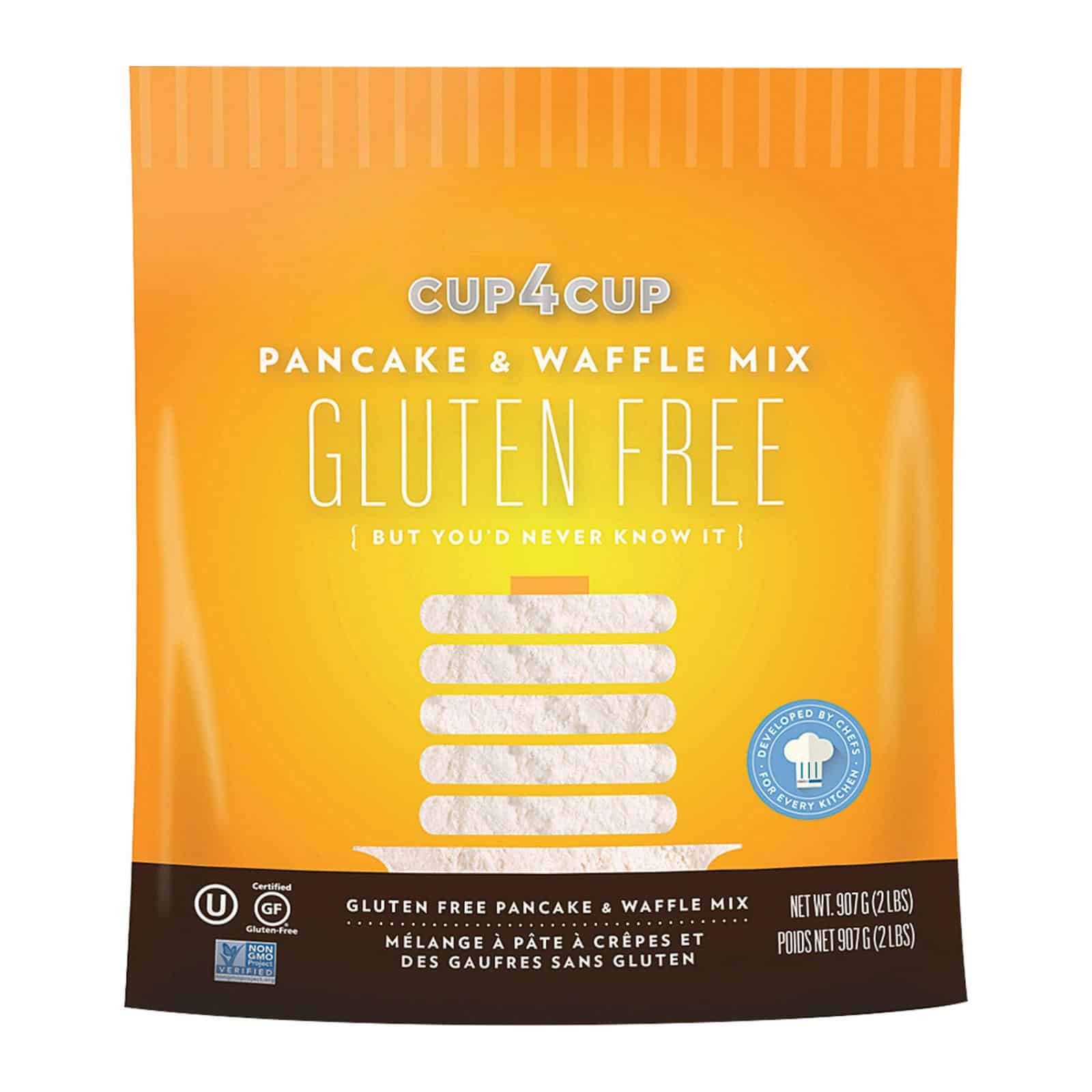 Cup 4 Cup - Gluten Free Baking Mix - Pancake & Waffle - Case of 6 - 2 lb. - Image 3