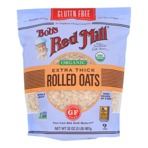 Bob's Red Mill - Organic Thick Rolled Oats - Gluten Free - Case of 4-32 OZ - Image 3