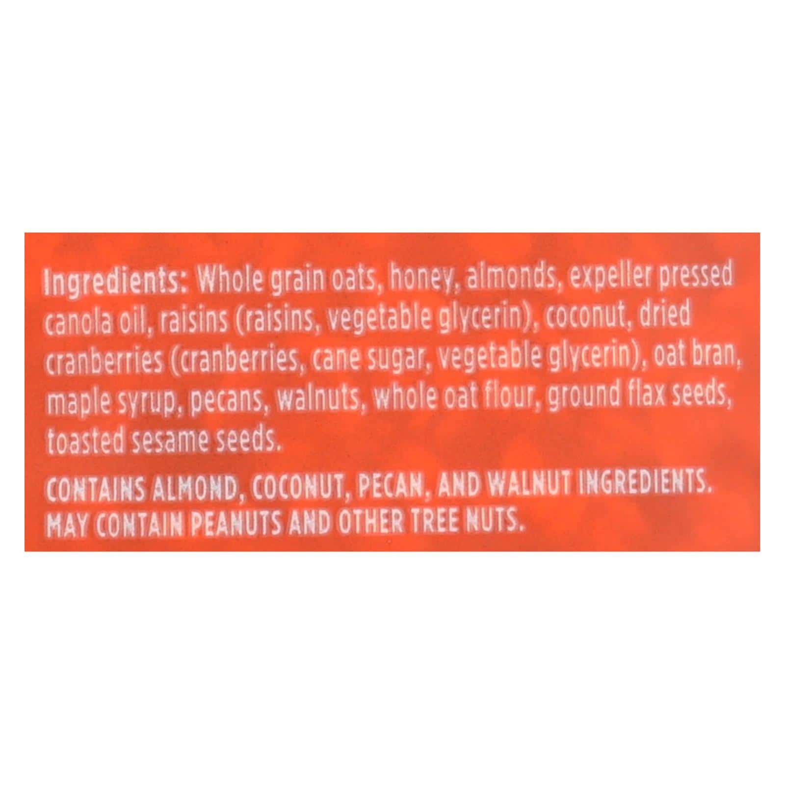 Bear Naked Granola - Fruit and Nutty - Case of 6 - 12 oz.