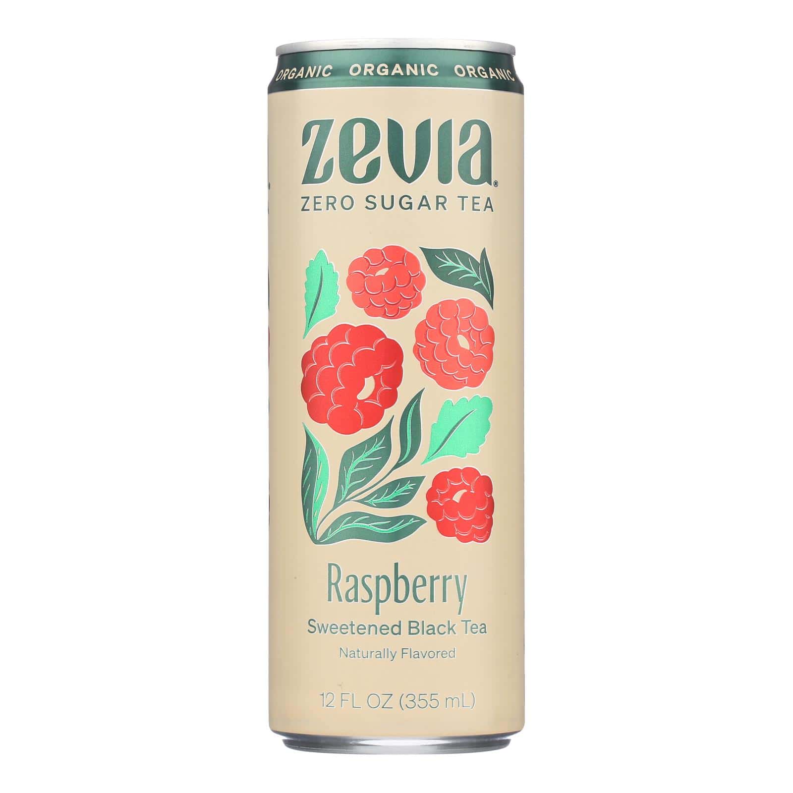 Zevia - Tea Black Raspberry - Case of 12 - 12 FZ - Image 2