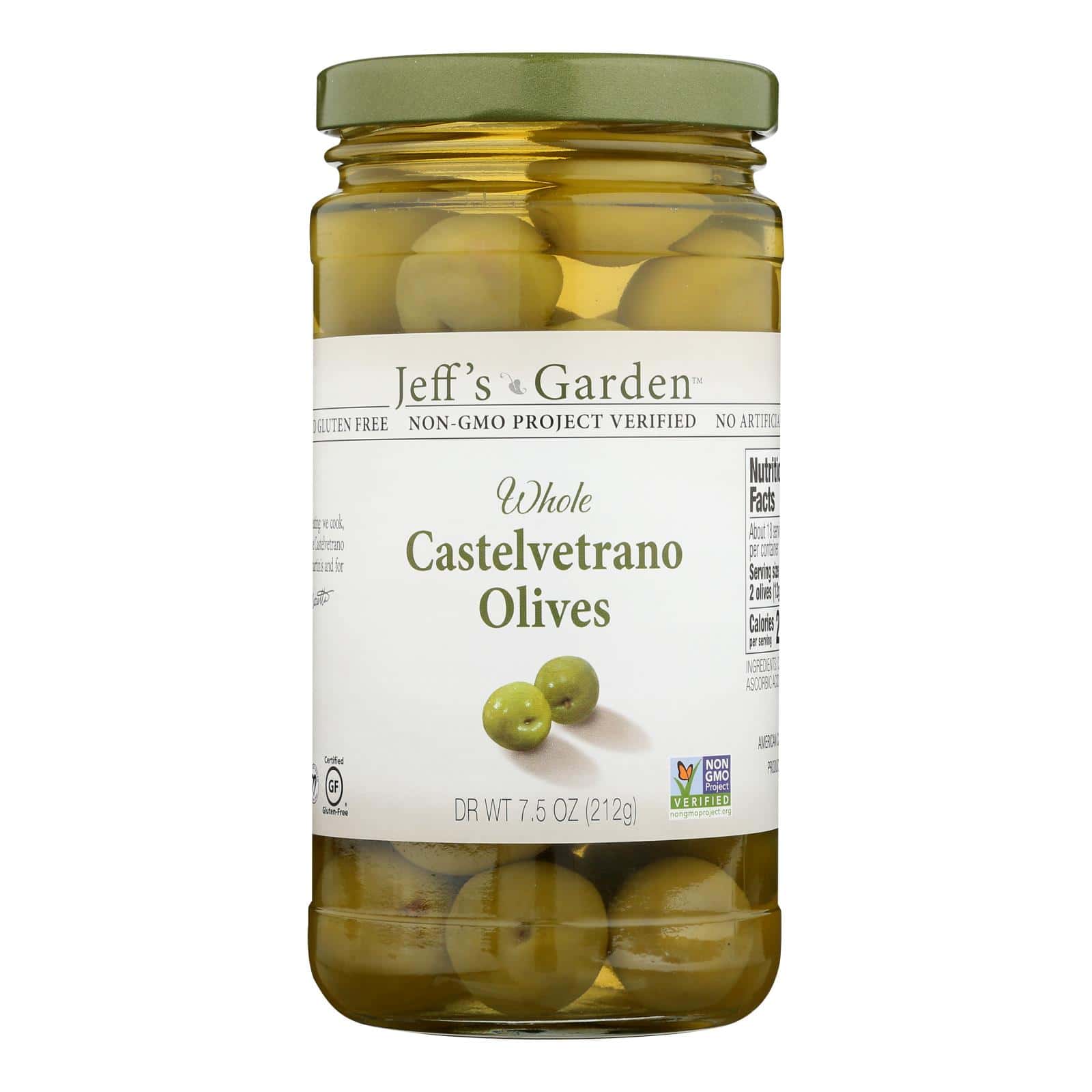 Jeff's Natural Jeff's Natural Castelvetrano Olives - Castelvetrano - Case of 6 - 7.5 oz. - Image 3