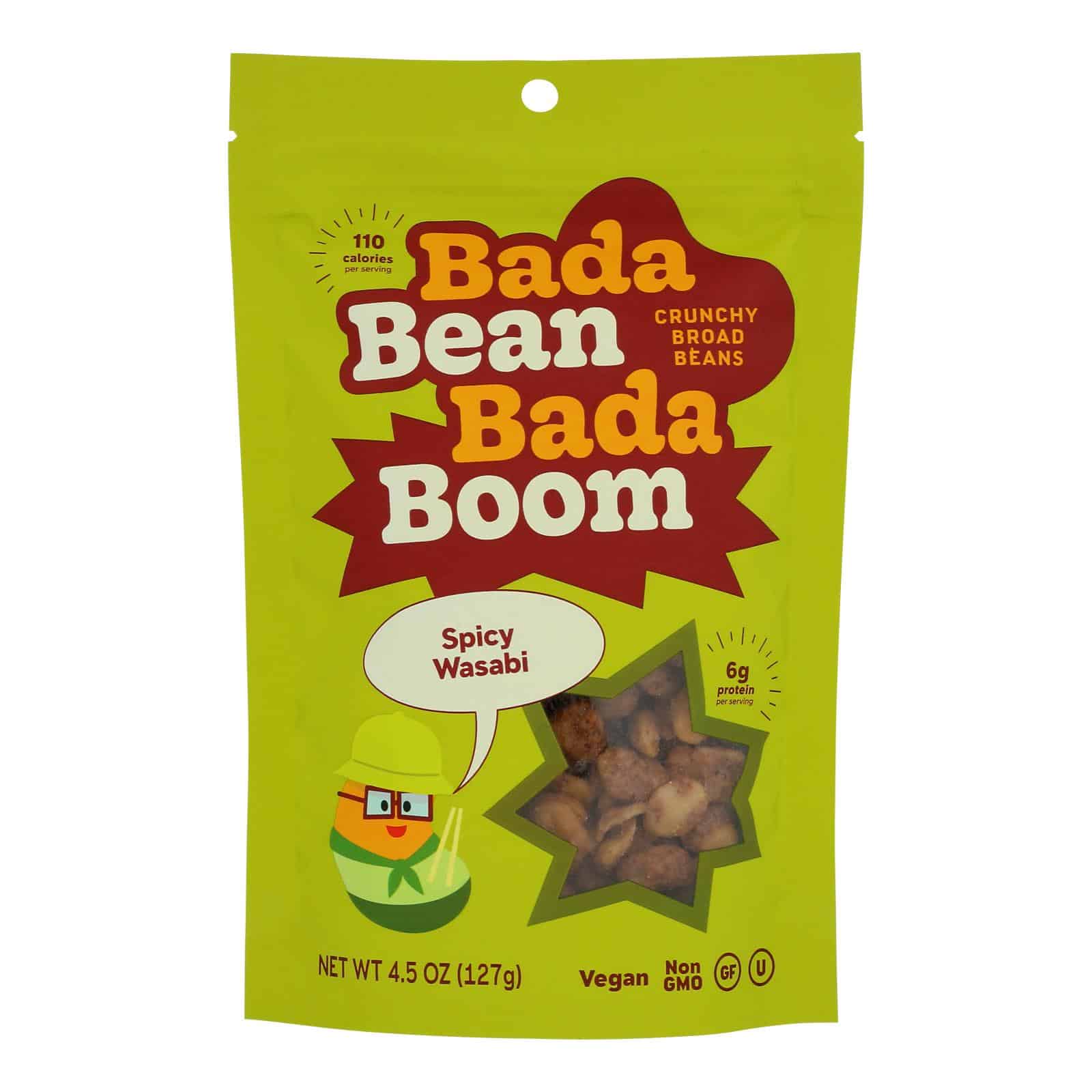 Bada Bean Bada Boom - Crunchy Beans Spicy Wasabi - Case of 6-4.5 OZ - Image 2