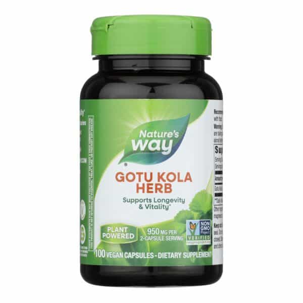 Nature's Way - Gotu Kola Herb - 100 Capsules