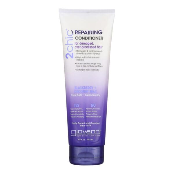 Giovanni Hair Care Products Conditioner - 2chic - Ultra Repair - Blackberry and Coconut Milk - 8.5 oz - Image 2