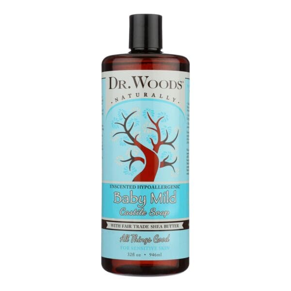 Dr. Woods Shea Vision Pure Castile Soap Baby Mild with Organic Shea Butter - 32 fl oz