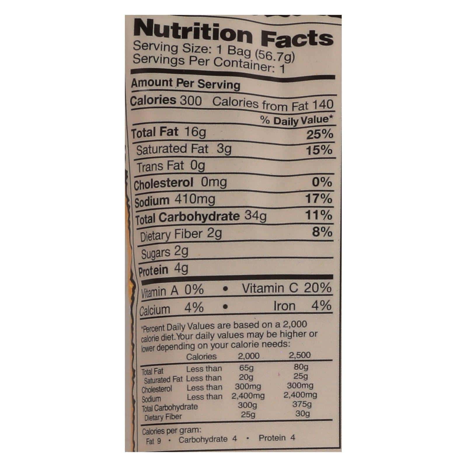 Dirty Chips - Potato Chips - Sour Cream and Onion - Case of 25 - 2 oz. - Image 2