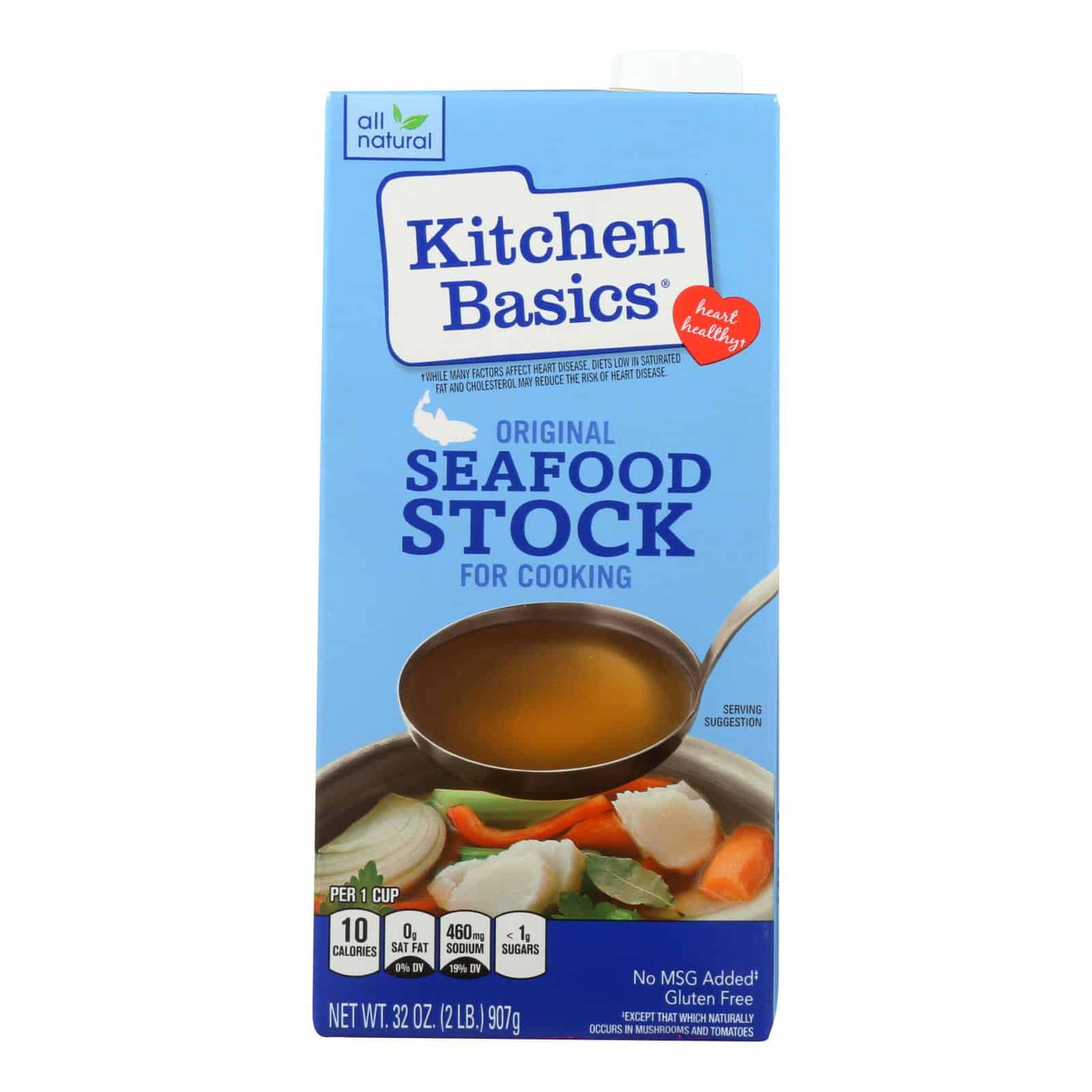Kitchen Basics Seafood Stock - Case of 12 - 32 Fl oz. - Image 2