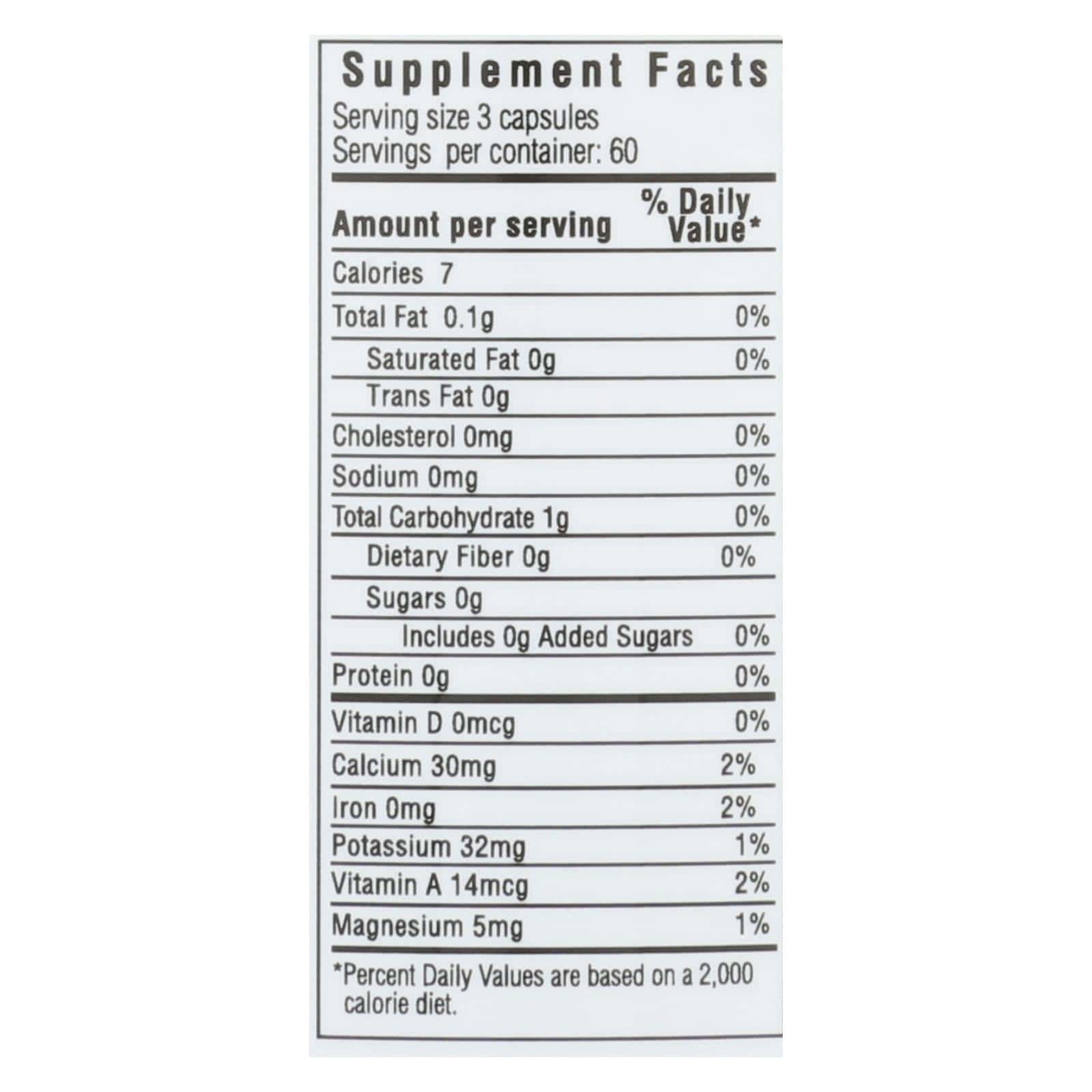 Yerba Prima - Morinaga Caps - 1 Each - 180 CT - Image 2