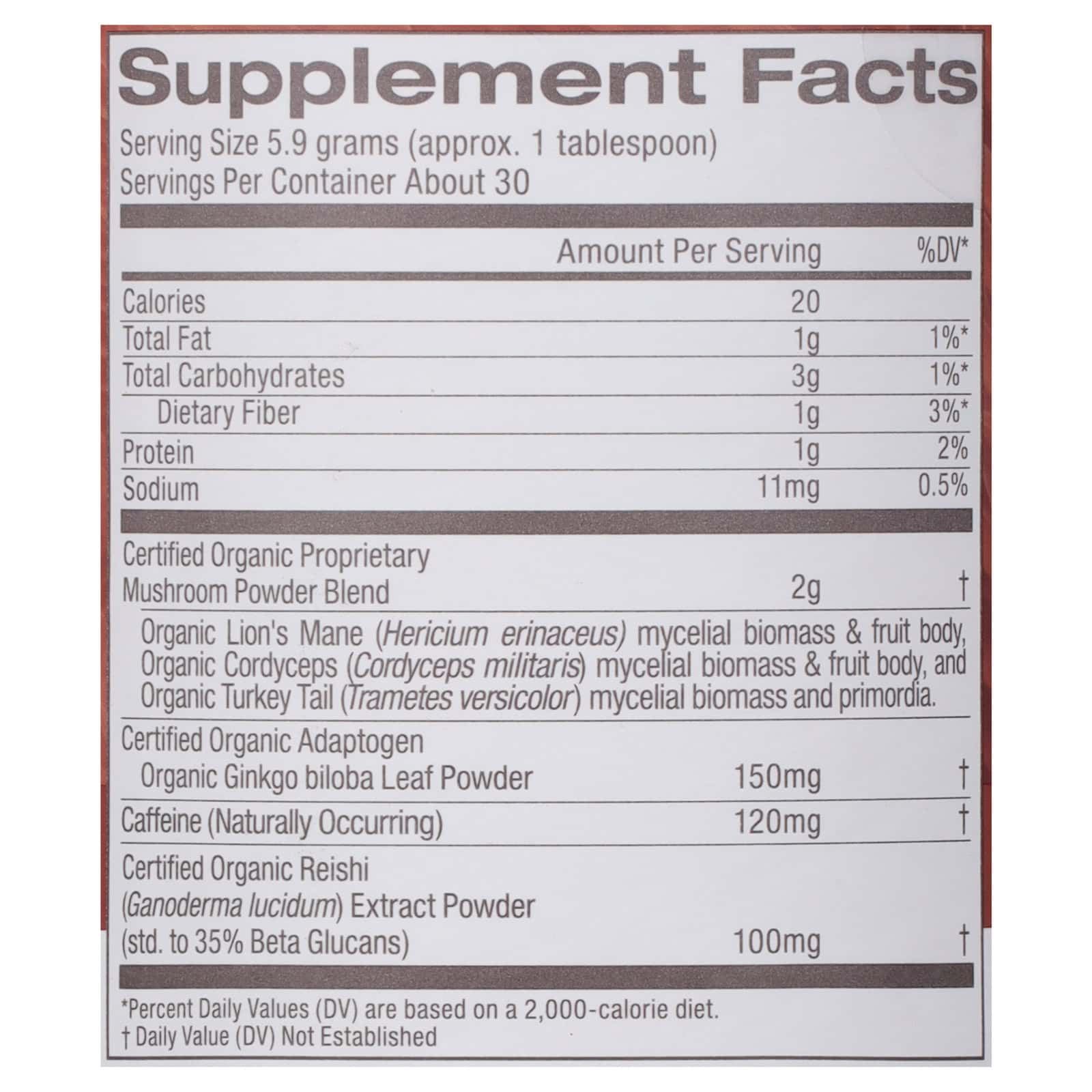 Om - Mushroom Coffee Blend - 1 Each -6.24 OZ - Image 3