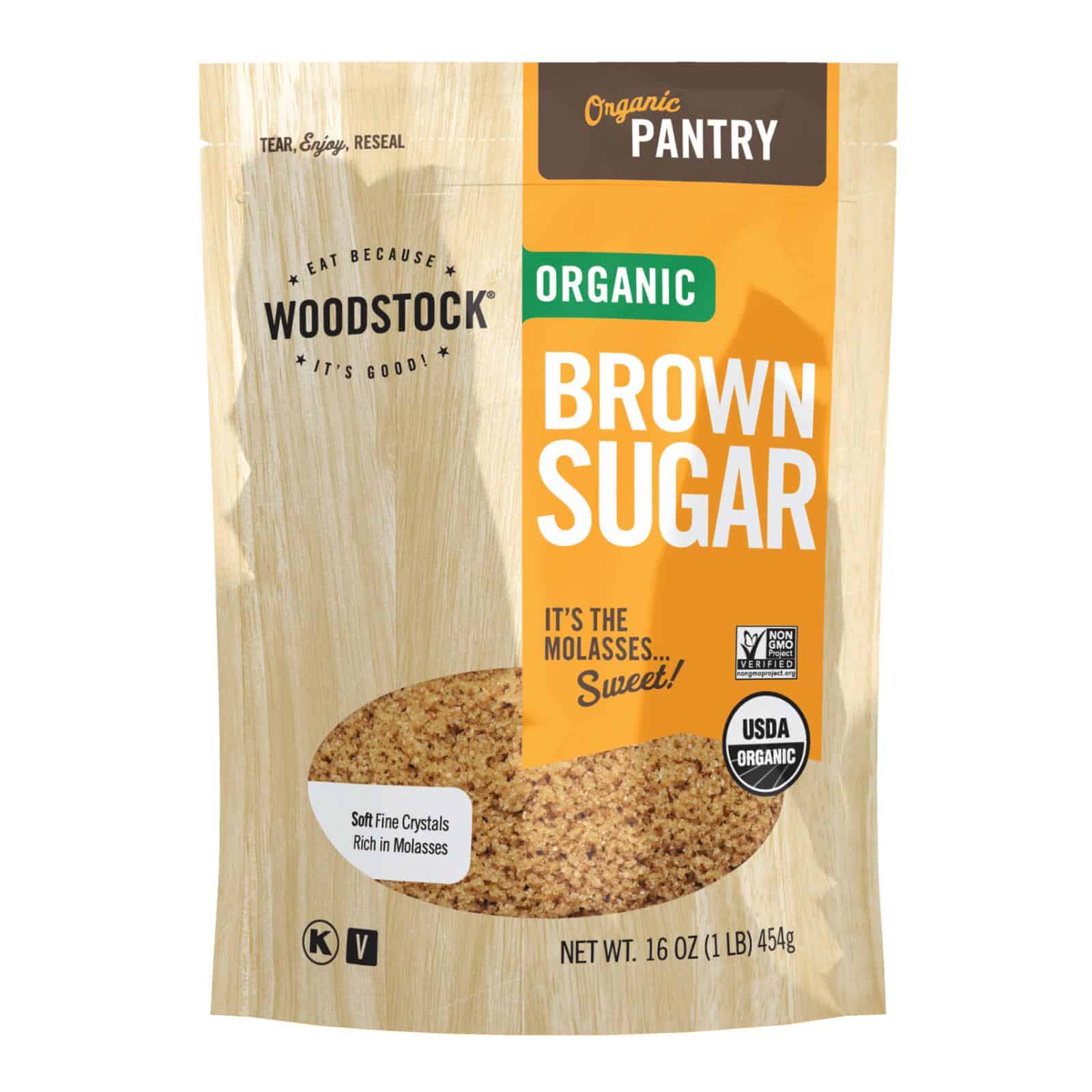 Woodstock Organic Brown Sugar - Case of 12 - 16 OZ - Image 3
