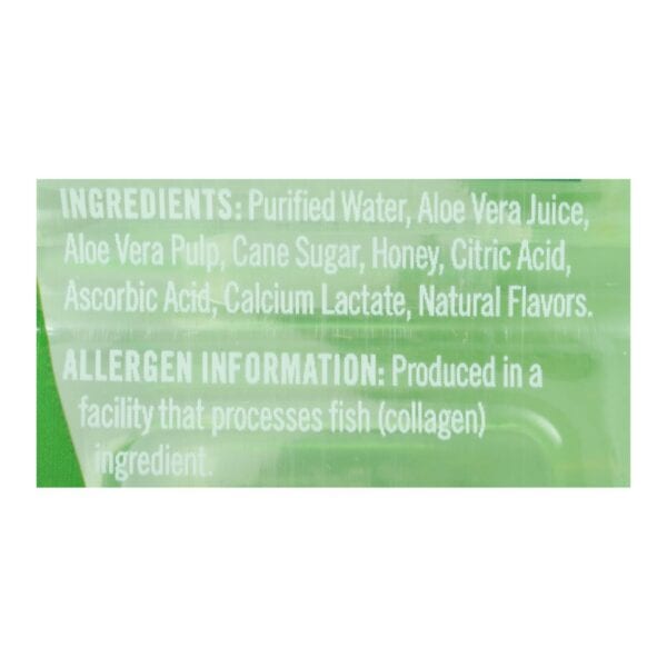 Alo Original Exposed Aloe Vera Juice Drink -  Original and Honey - Case of 12 - 16.9 fl oz. - Image 3