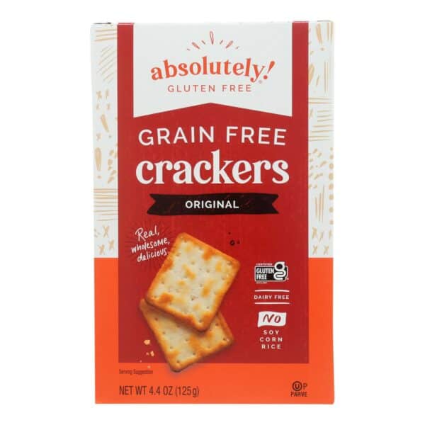 Absolutely Gluten Free - Crackers - Original - Case of 12 - 4.4 oz. - Image 2