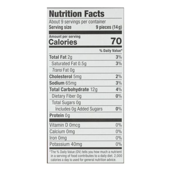 Absolutely Gluten Free - Crackers - Original - Case of 12 - 4.4 oz. - Image 3