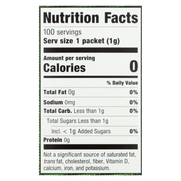 Stevia In The Raw Sweetener - Packets - Case of 12 - 100 Count - Image 2