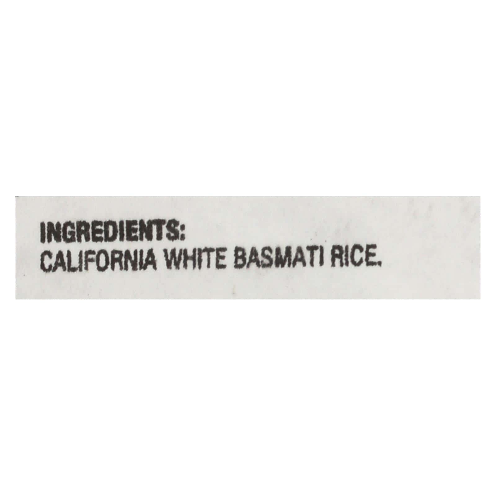 Lundberg Family Farms California White Basmati Rice - Single Bulk Item - 25LB - Image 3