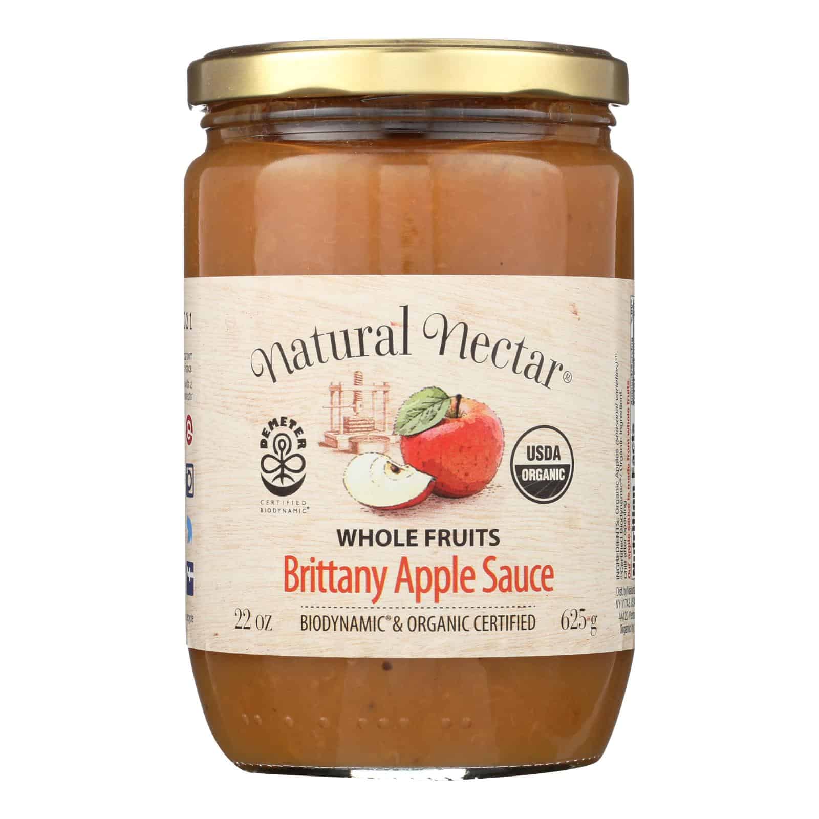 Natural Nectar Brittany Apple Sauce - Sauce - Case of 6 - 22.2 oz. - Image 3