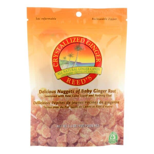 Reed's Ginger Beer Crystallized Ginger - Original - Case of 12 - 3.5 oz. - Image 3