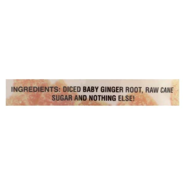 Reed's Ginger Beer Crystallized Ginger - Original - Case of 12 - 3.5 oz.
