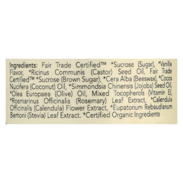 Ecolips Organic Lip Scrub - Brown Sugar - Case of 6 - 0.5 oz. - Image 2