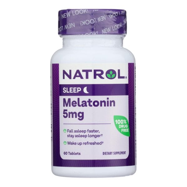 Natrol Melatonin - 5 mg - 60 Tablets - Image 2