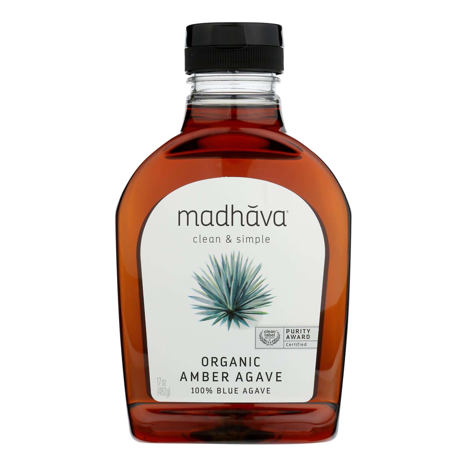 Madhava Honey - Agave Nectar Raw Ambr - Case of 6 - 17 OZ - Image 2