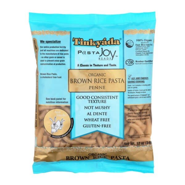 Tinkyada Organic Brown Rice Penne - Case of 12 - 12 oz - Image 3