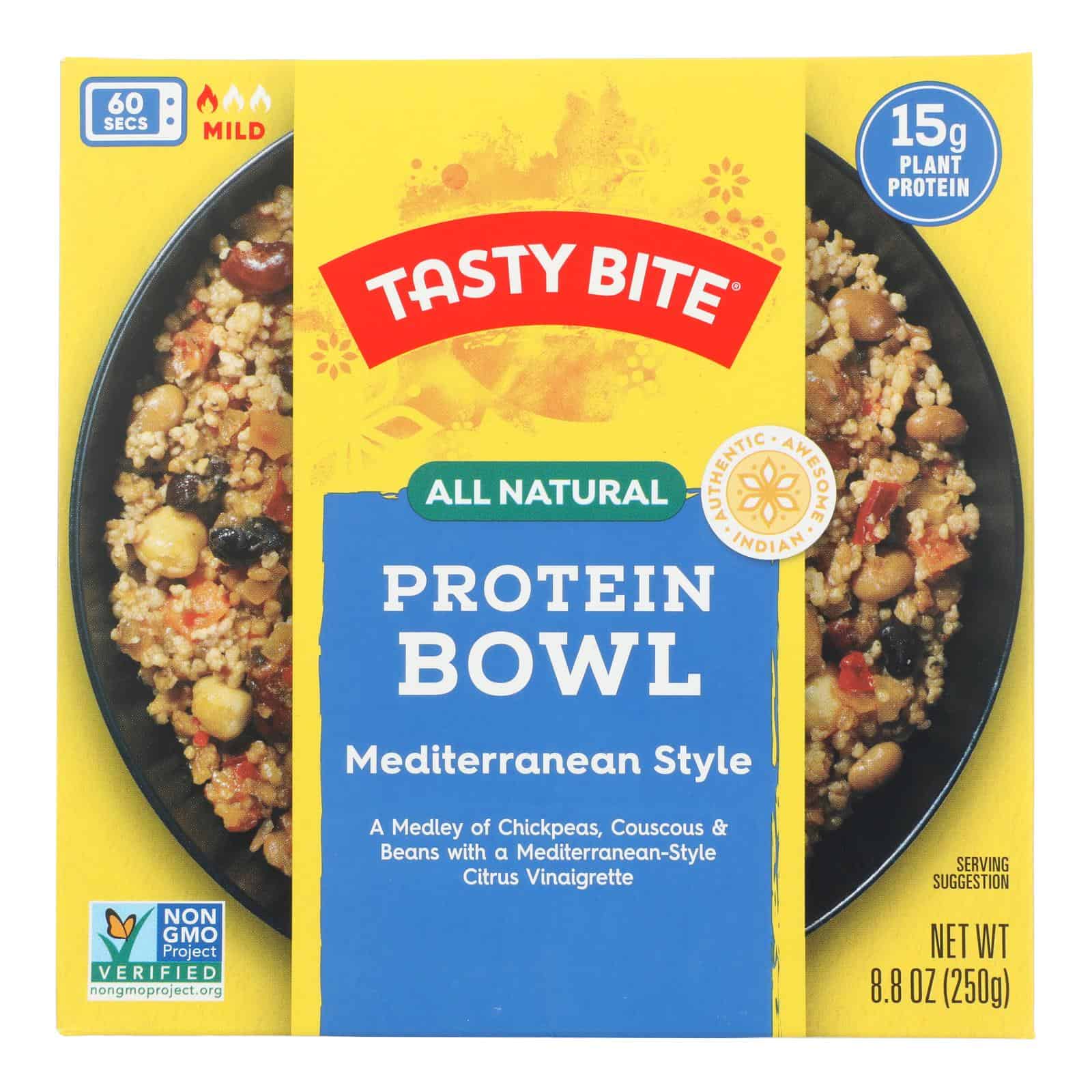 Tasty Bite - Bowl Protein Medit Style - Case of 6-8.8 OZ - Image 2