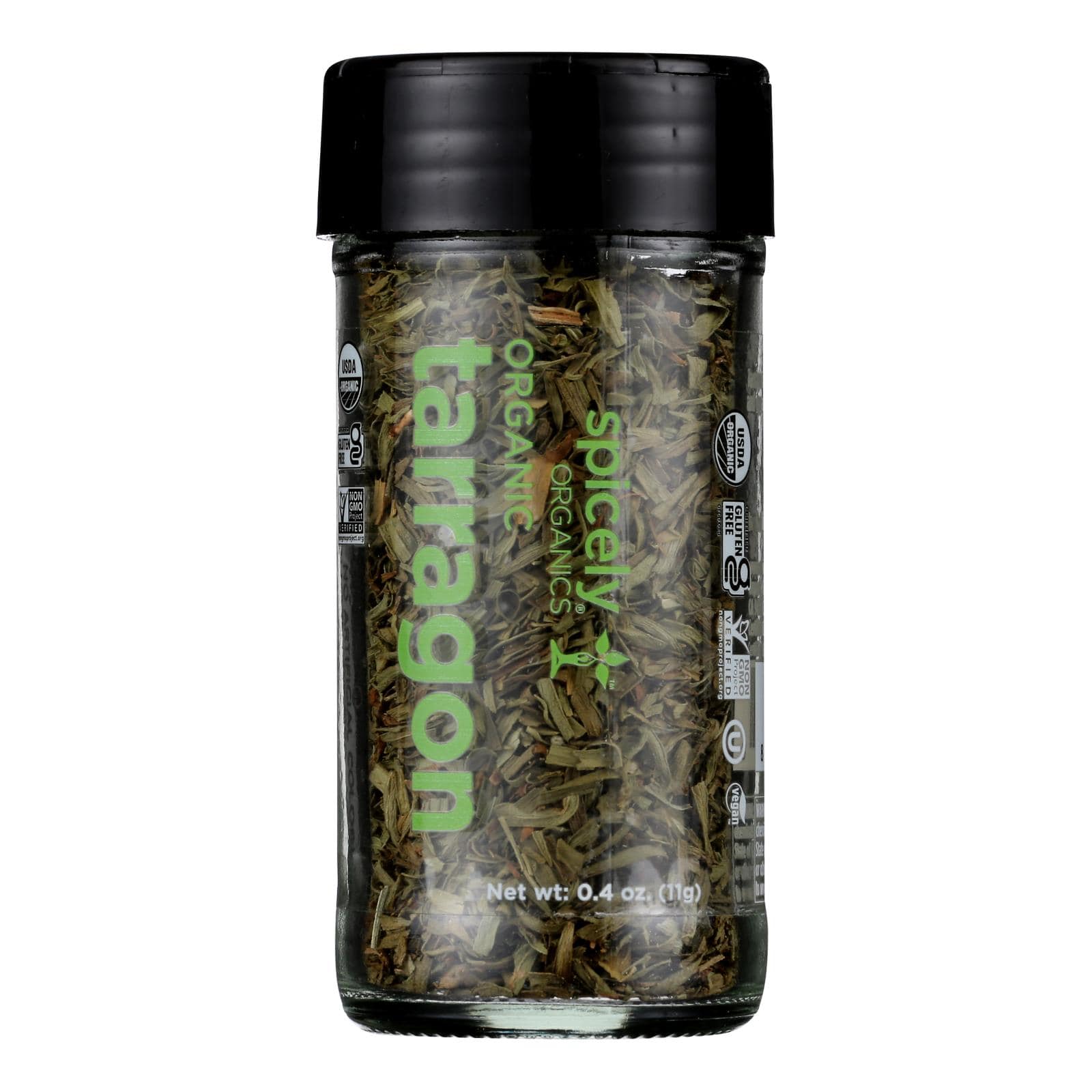 Spicely Organics - Organic Tarragon - Case of 3 - 0.4 oz.