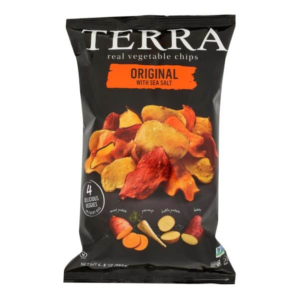 Terra Chips Exotic Vegetable Chips - Original - Case of 12 - 6.8 oz. - Image 3