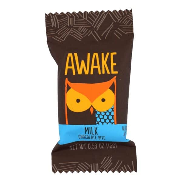 Awake Chocolate - Bites Milk Chocolate - Case of 50-.53 OZ - Image 3