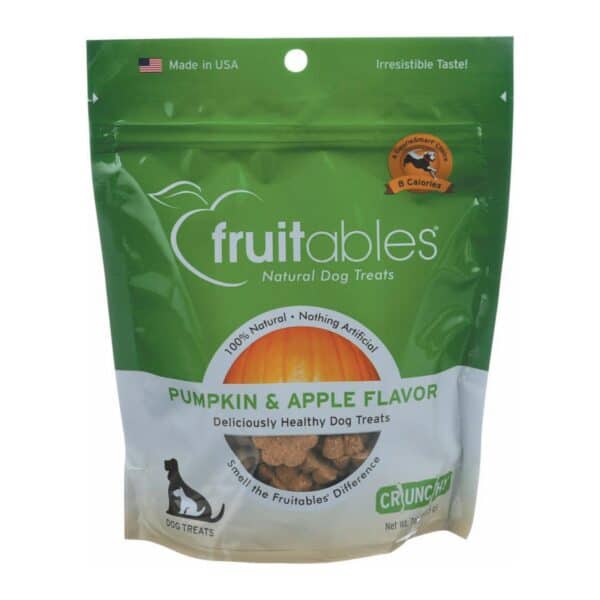 Fruitables Healthy Dog Treats - Pumpkin & Apple Flavor - Case of 8 - 7 oz - Image 3
