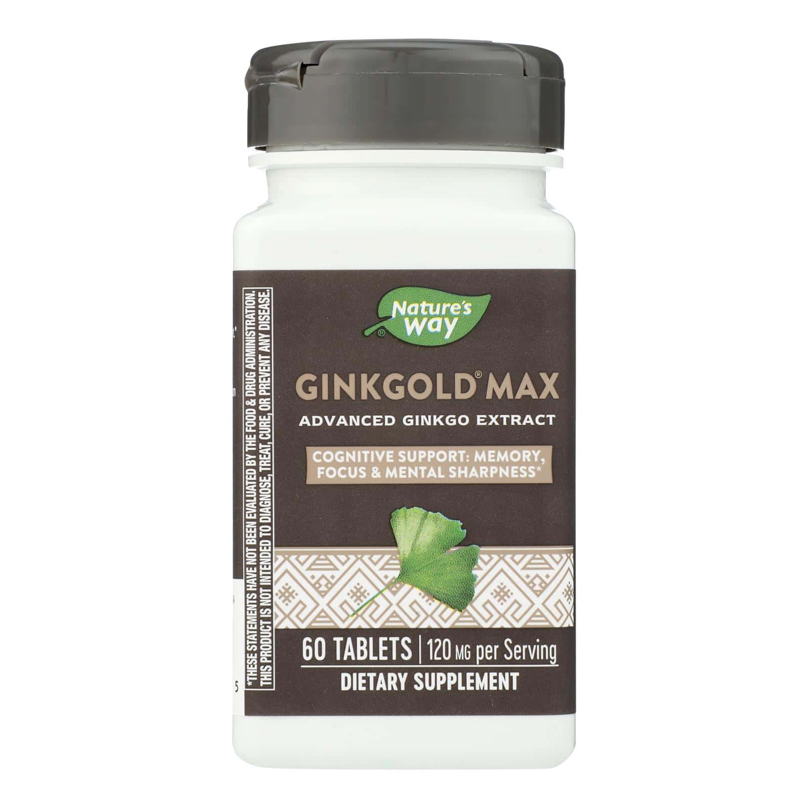 Nature's Way - Ginkgold Max 120 mg - 60 Tablets - Image 2