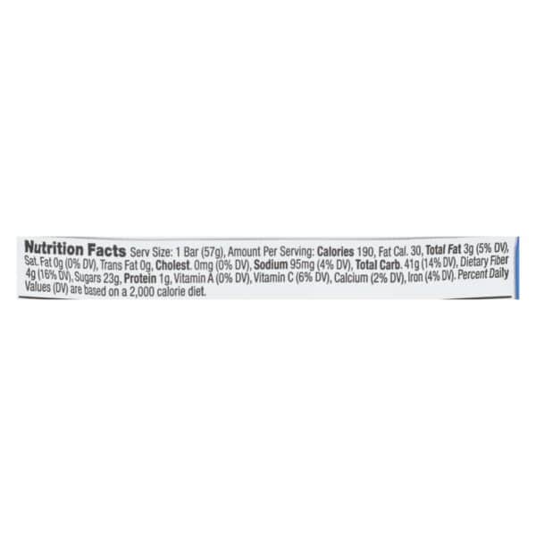 Betty Lou's Blueberry Fruit Bar  - Case of 12 - 2 OZ