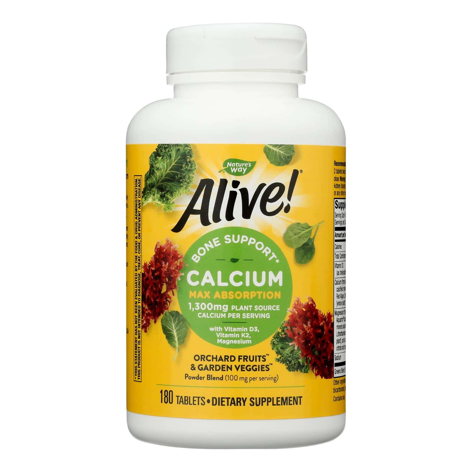 Nature's Way Alive! Calcium - 180 count - Image 2