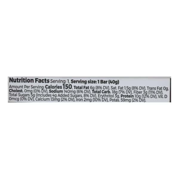 Orgain Organic Protein Bar - Peanut Butter Chocolate Chunk - Case of 12 - 1.41 OZ - Image 3